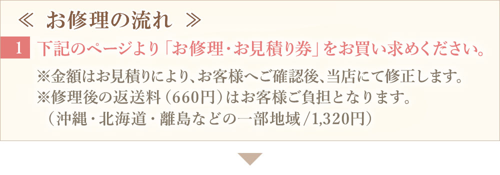 お修理表