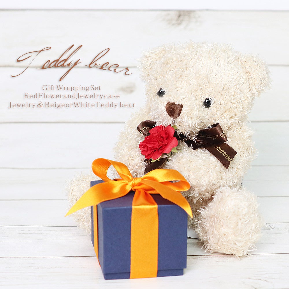 テディベアGift 【※テディベアだけの販売は行っておりません。ジュエリーとセットでお買い求めください】_01