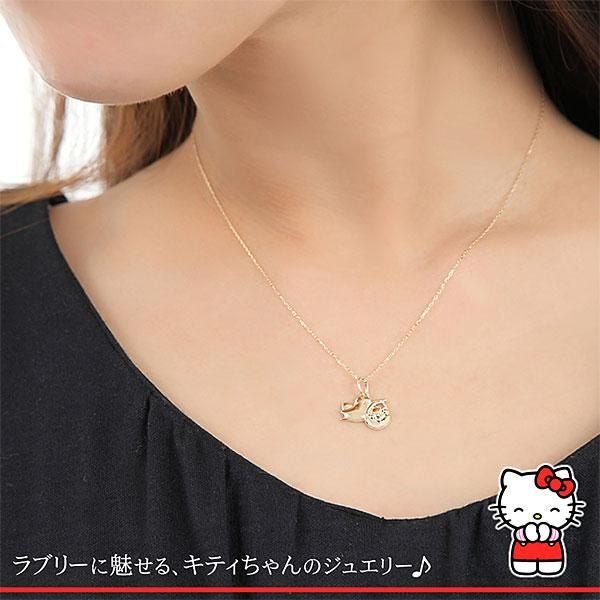 ハローキティ 開運お守りネックレス「こうのとり」_04