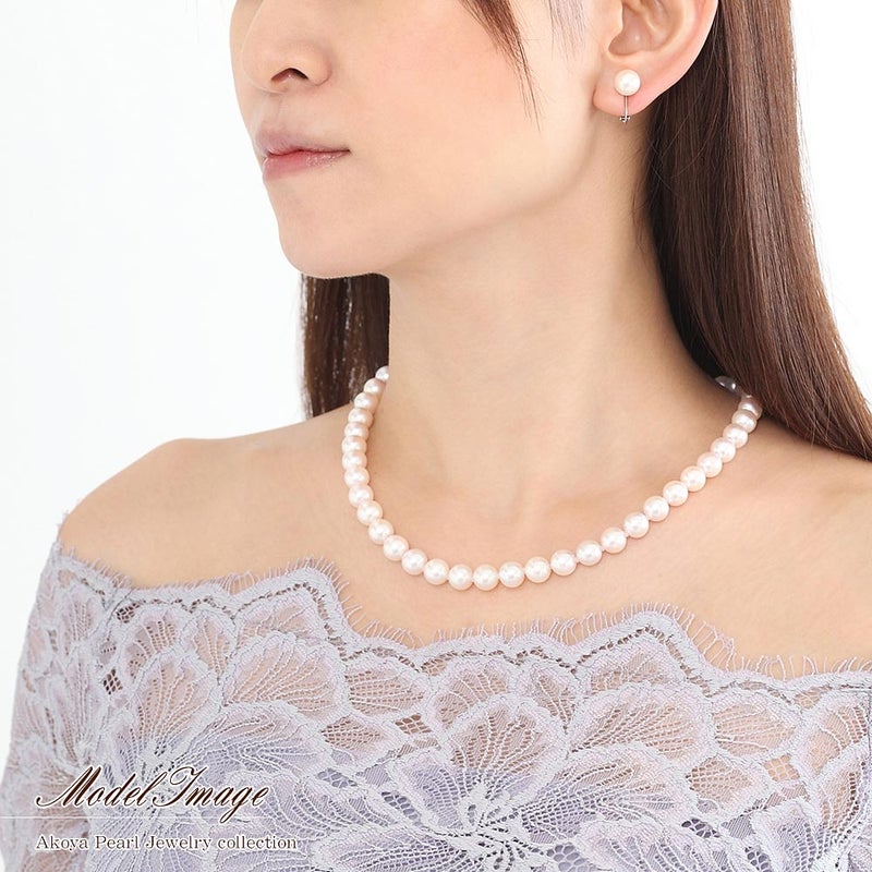 アコヤ真珠(光彩真珠) ネックレス＆イヤリングorピアス セット_05