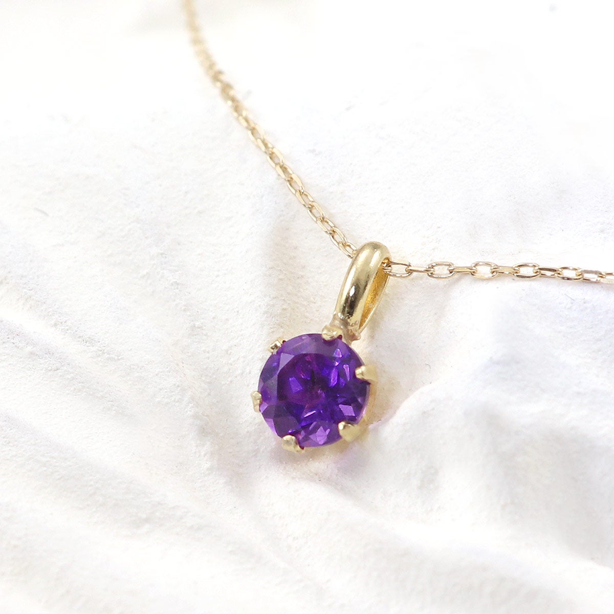 K10YG アメジスト ネックレス_11