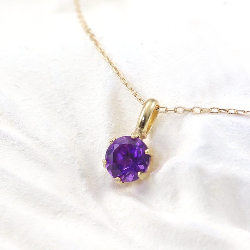 K10YG アメジスト ネックレス_11