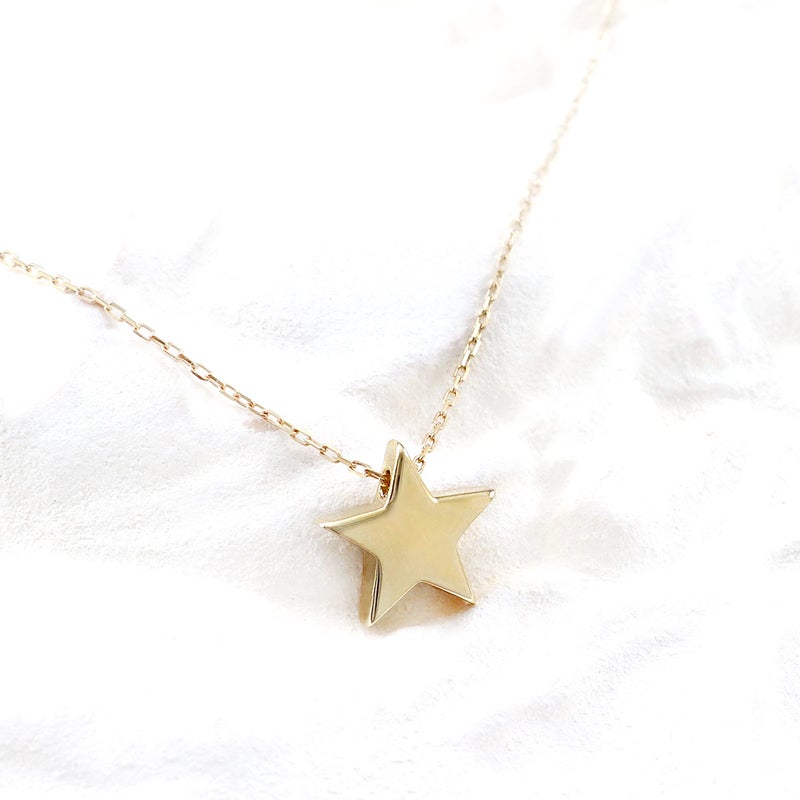 K10YG スター ネックレス_02