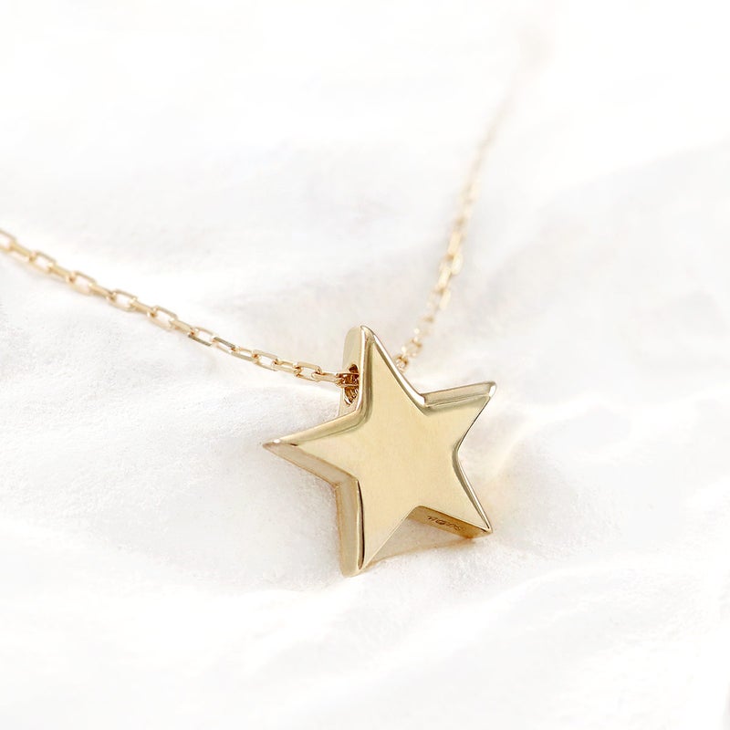 K10YG スター ネックレス_09