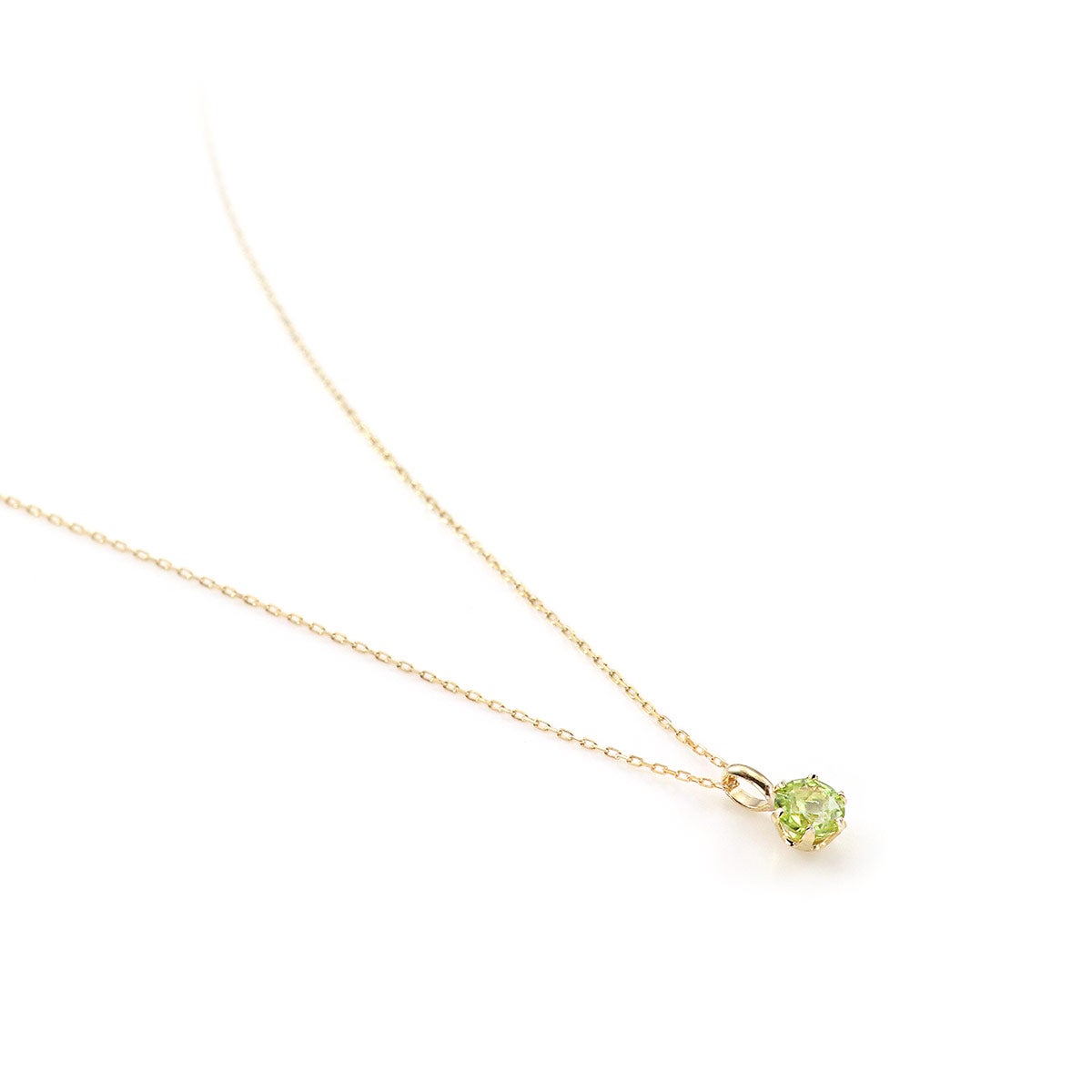 K10YG ペリドット ネックレス_02