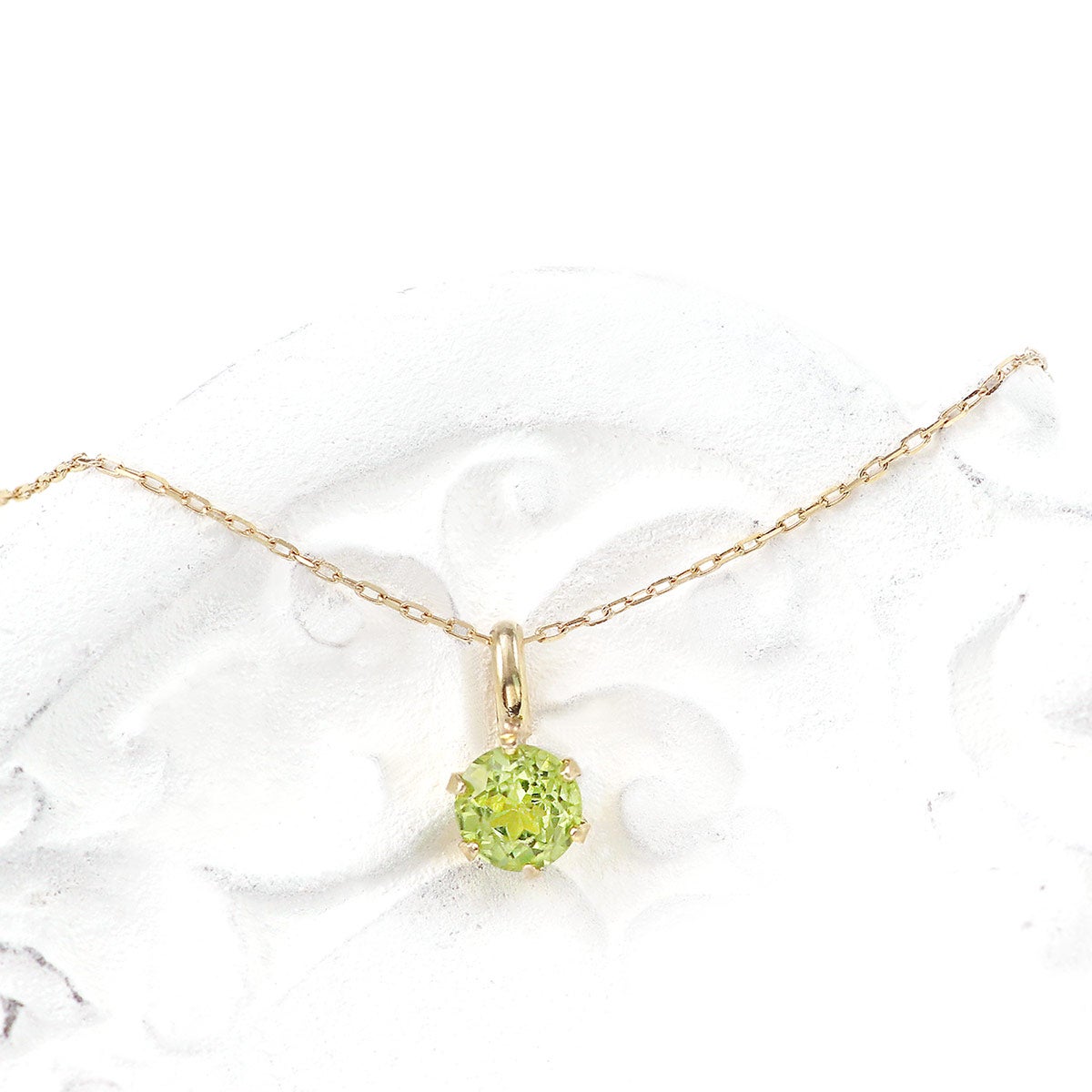 K10YG ペリドット ネックレス_03