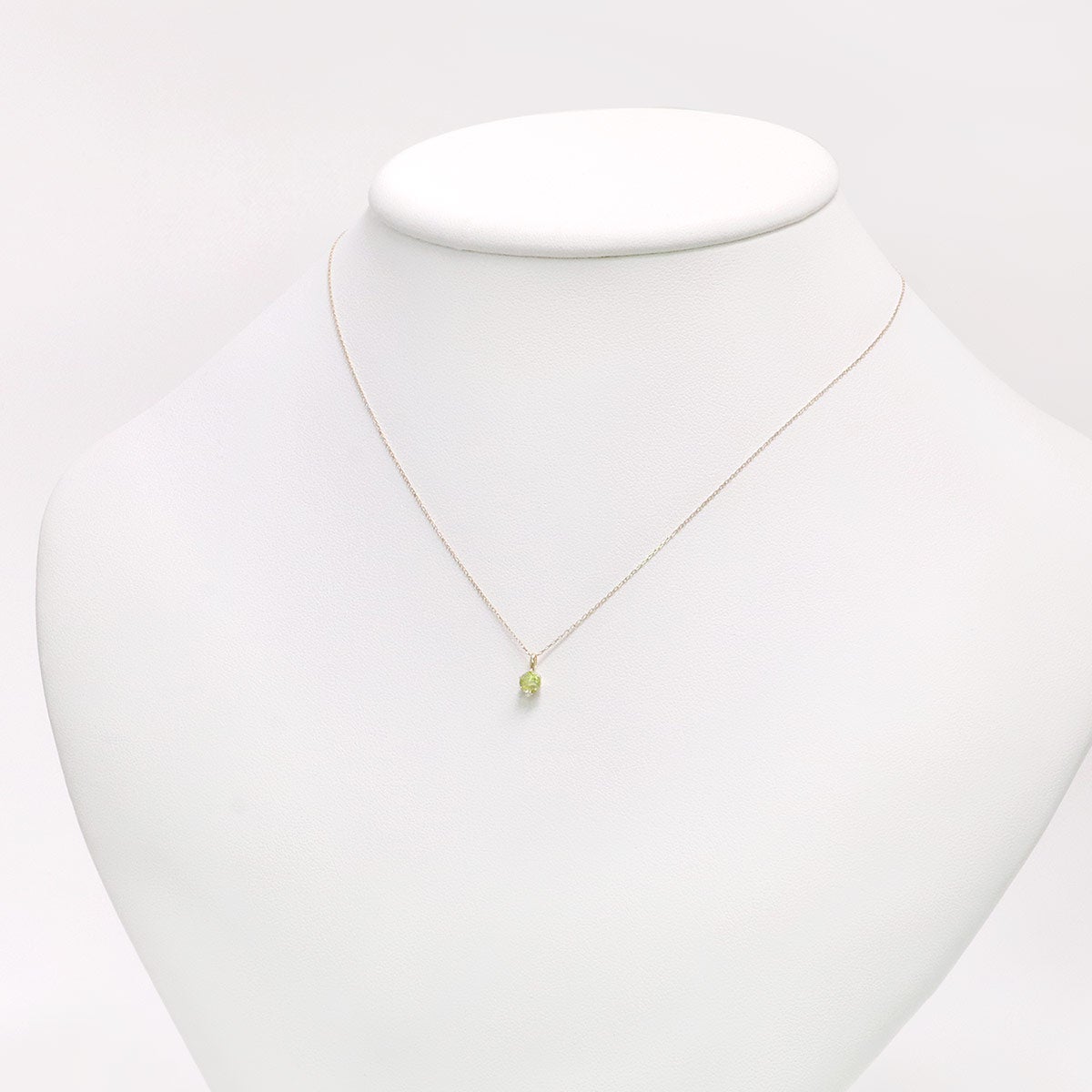 K10YG ペリドット ネックレス_12
