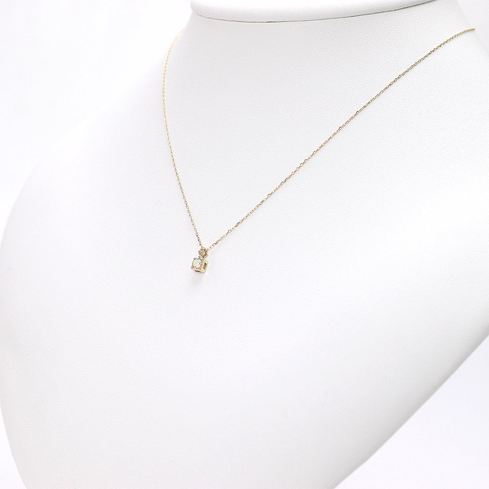 K10YG オパールネックレス 10月誕生石_05