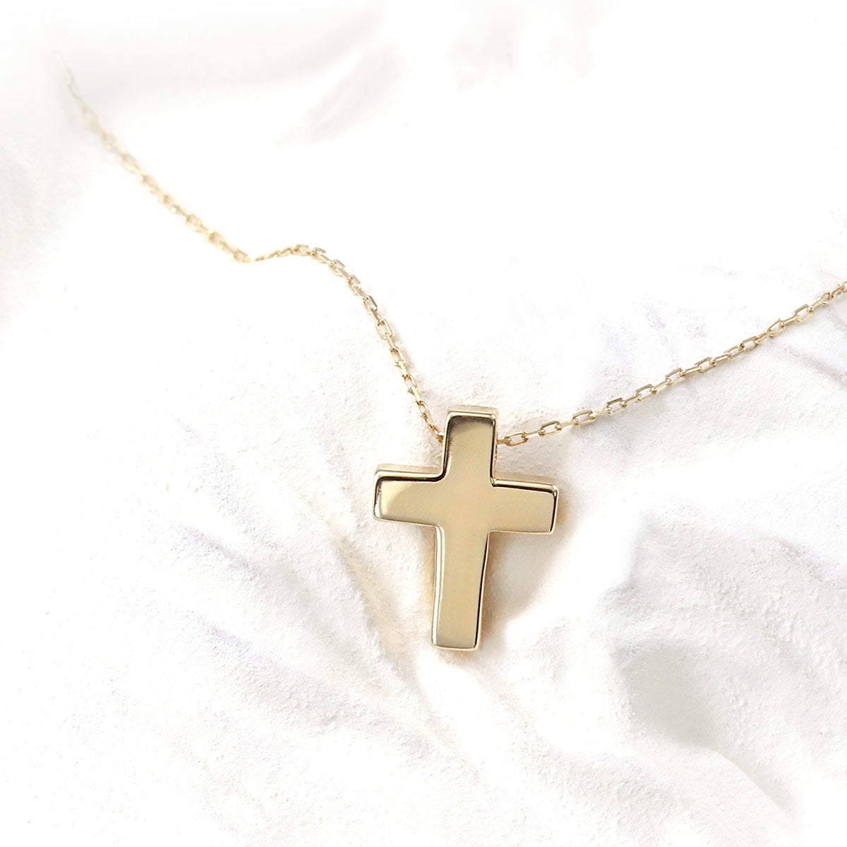 K10YG クロス ネックレス_02