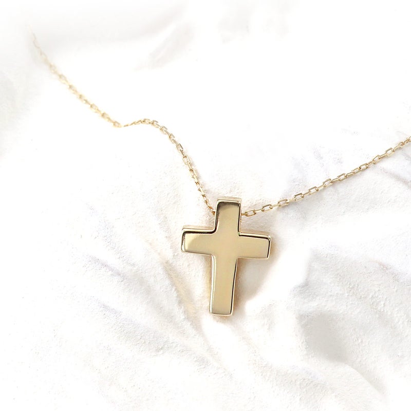 K10YG クロス ネックレス_02