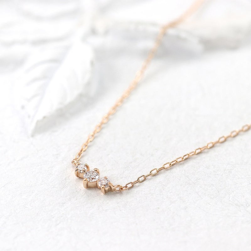 K10PG ダイヤモンド ネックレス_09