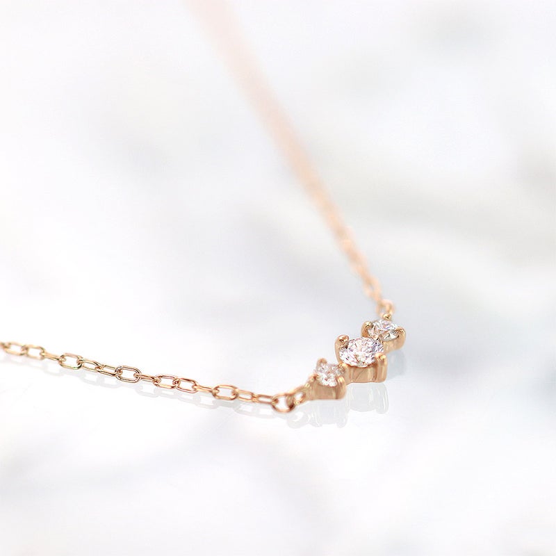 K10PG ダイヤモンド ネックレス_10