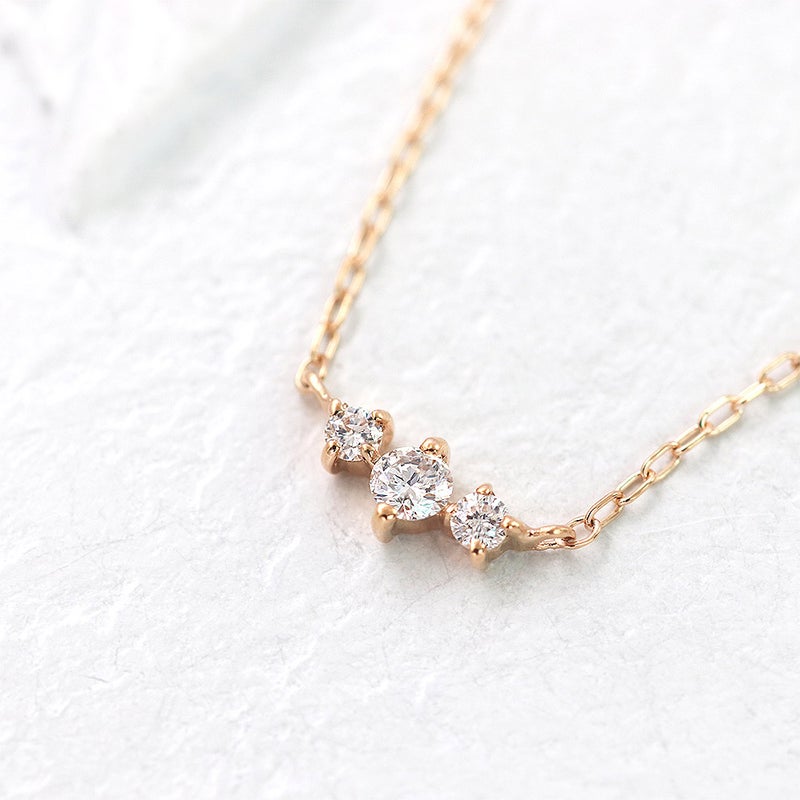 K10PG ダイヤモンド ネックレス_11