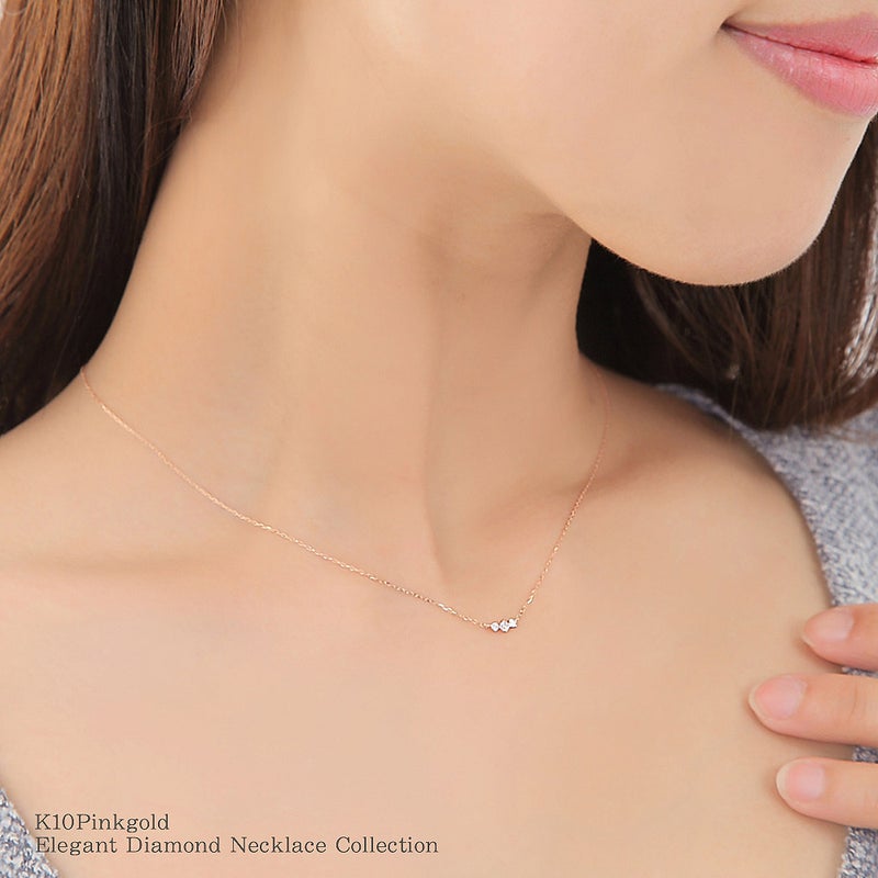 K10PG ダイヤモンド ネックレス_13