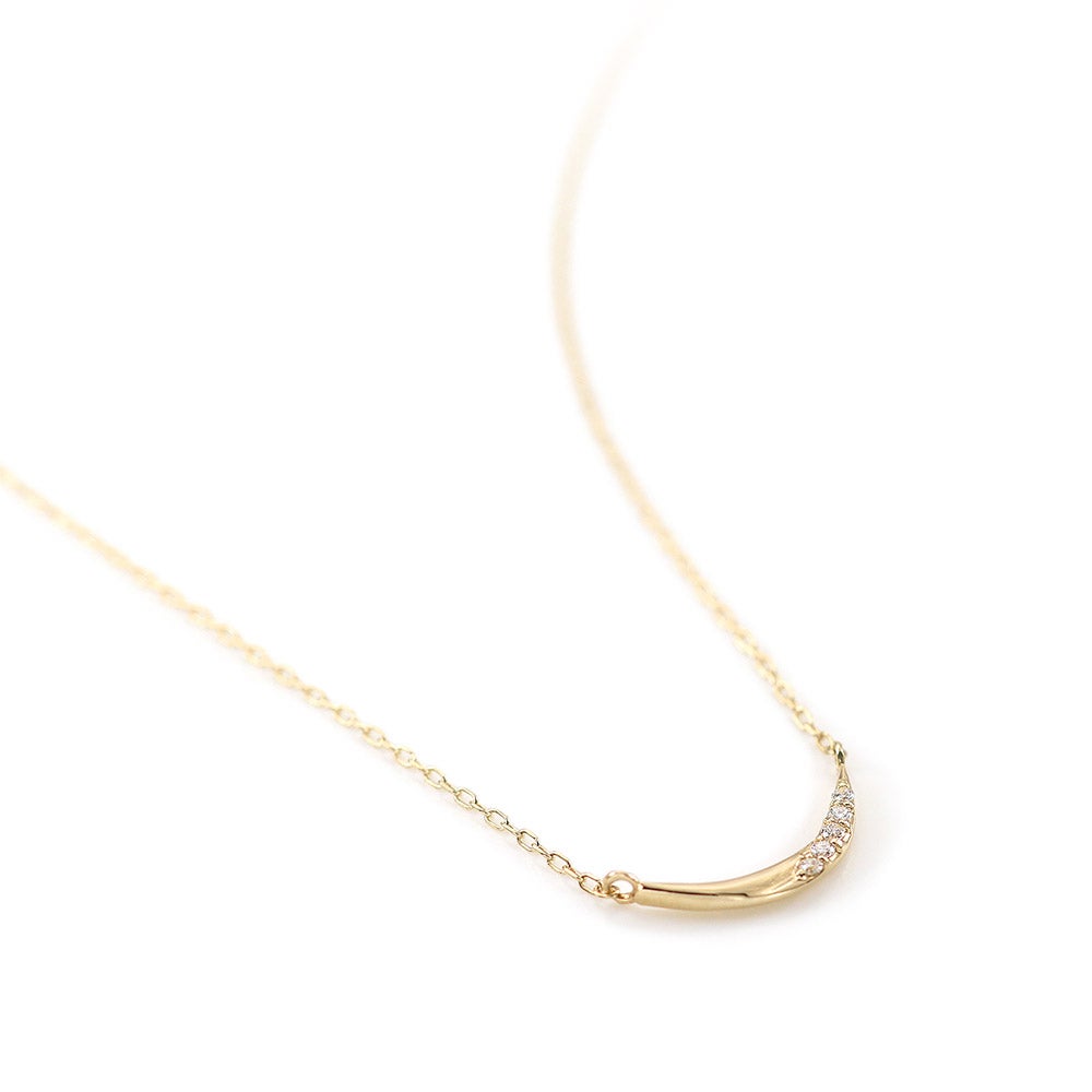 K10YG ダイヤモンド ラインネックレス_03