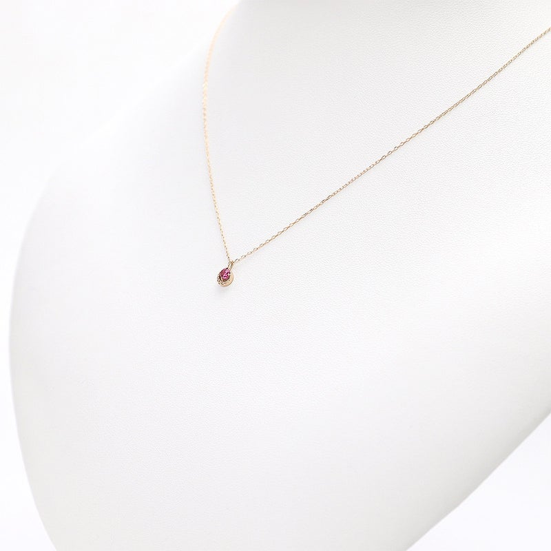 K10PG ピンクトルマリンネックレス 10月誕生石_05