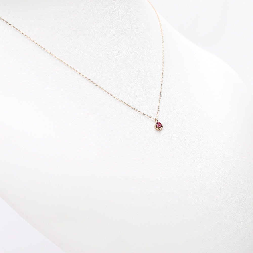 K10PG ピンクトルマリンネックレス 10月誕生石_11