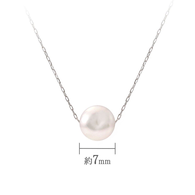 K10WG アコヤ真珠 7mm ネックレス_05
