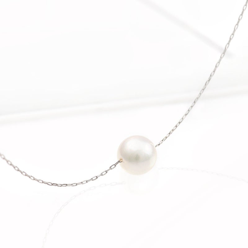 K10WG アコヤ真珠 7mm ネックレス_10