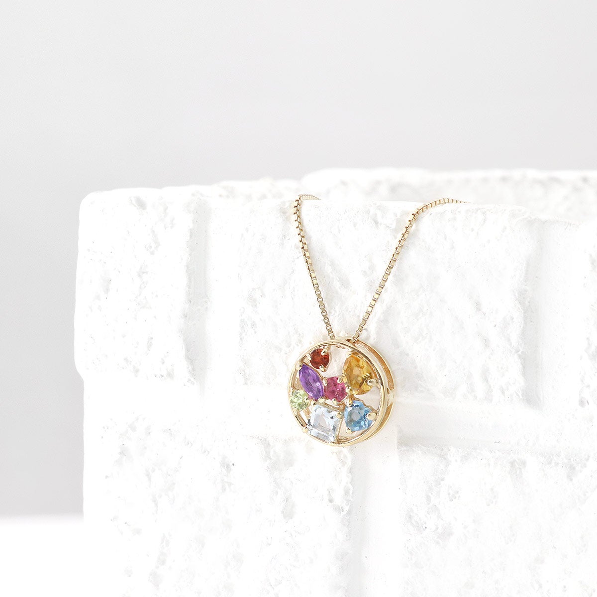 K10YG マルチストーン ビジューネックレス_03