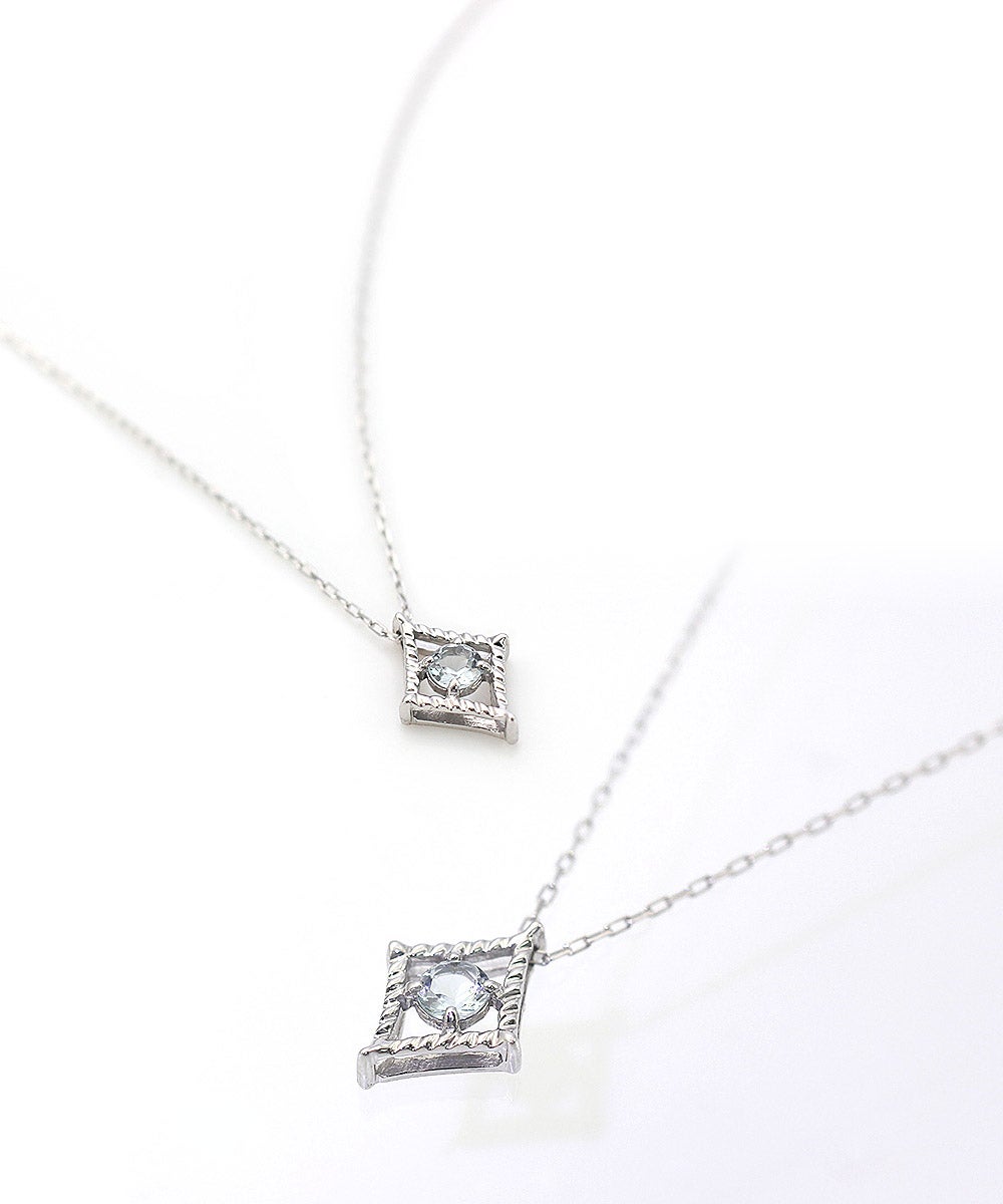 K10WG アクアマリン ネックレス_03