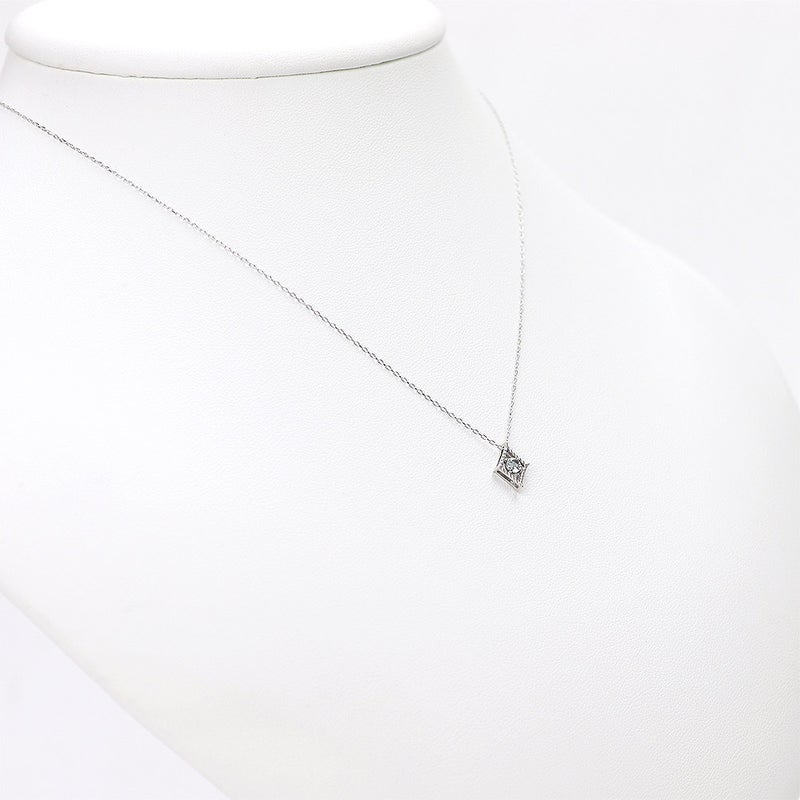 K10WG アクアマリン ネックレス_05