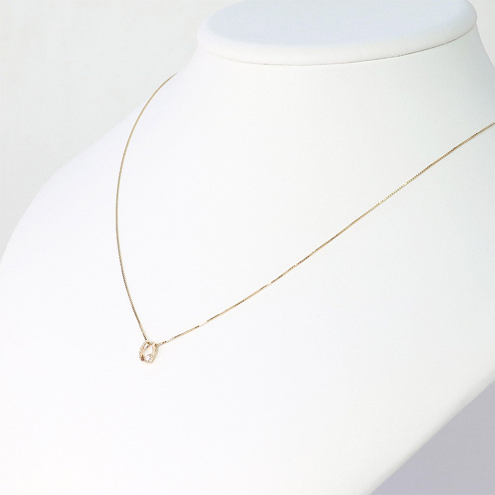 K10YG ダイヤモンド 馬蹄（ホースシュー）ネックレス_11