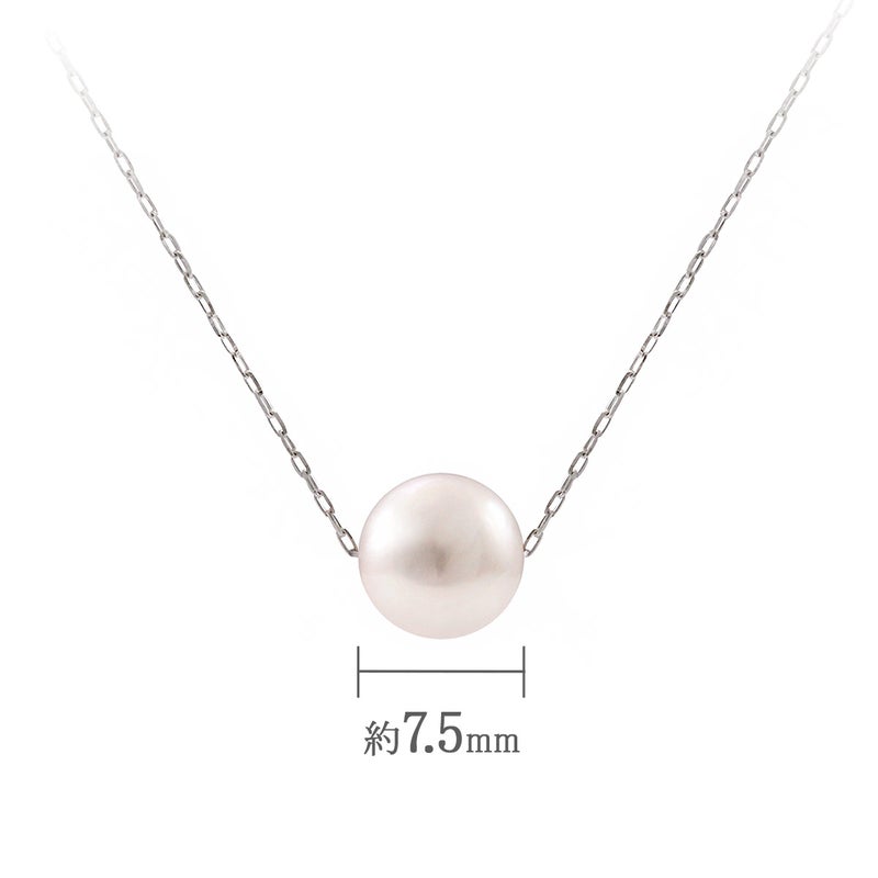 K10WG アコヤ真珠 7.5mm ネックレス_05