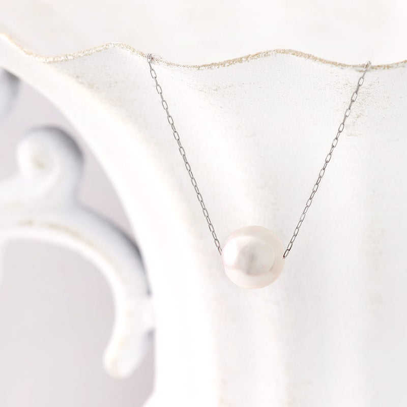 K10WG アコヤ真珠 7.5mm ネックレス_09