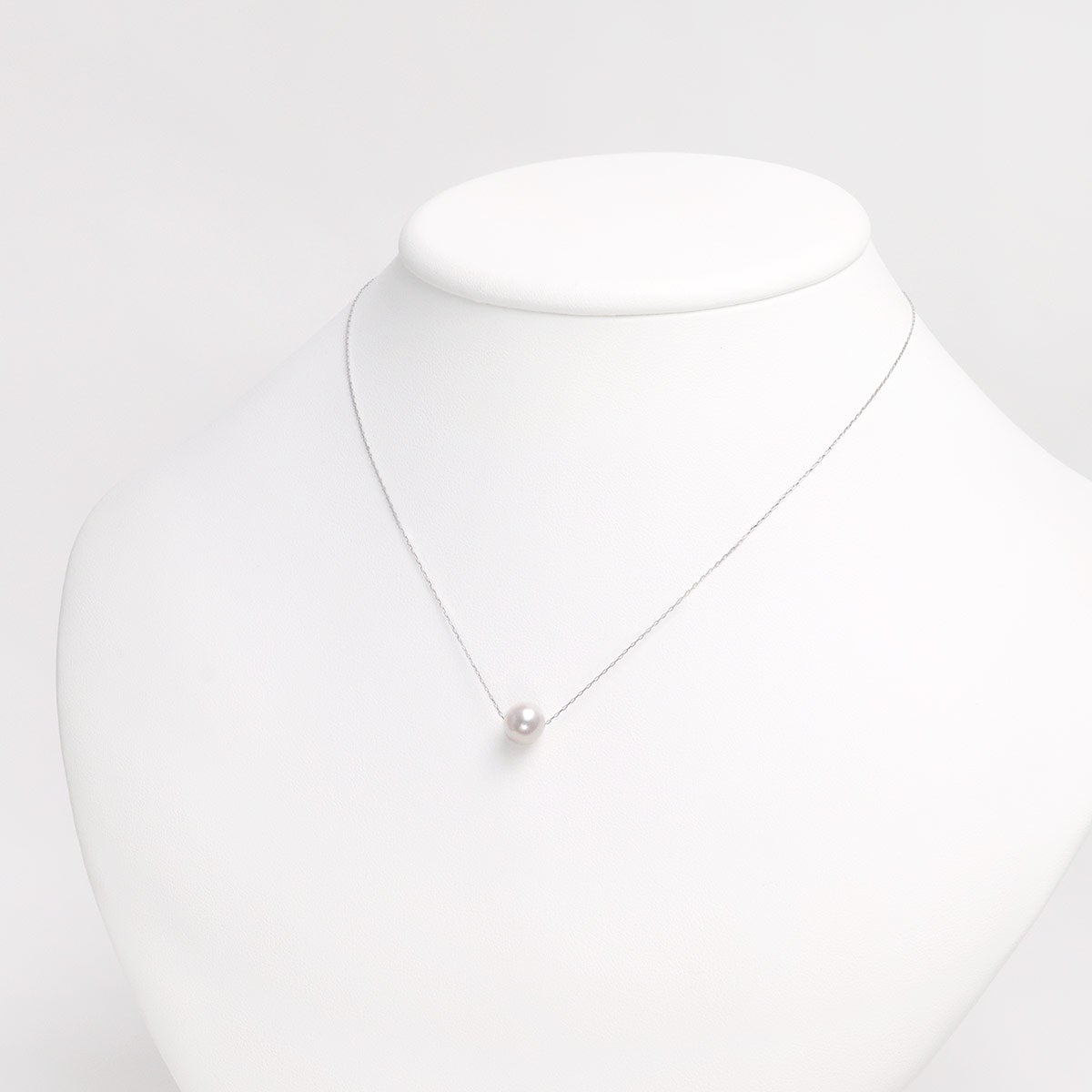 K10WG アコヤ真珠 7.5mm ネックレス_11