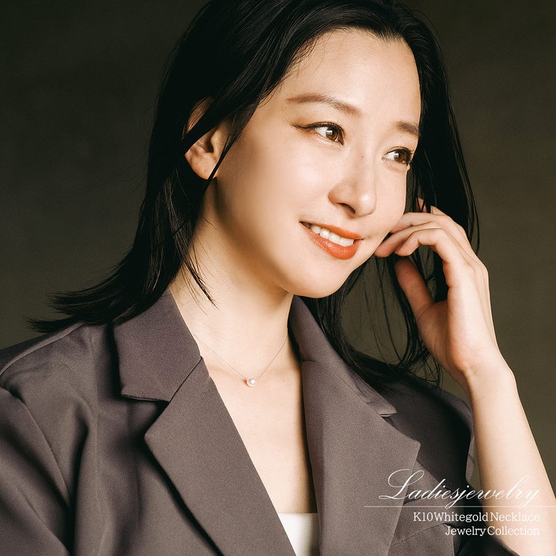 K10WG アコヤ真珠 7.5mm ネックレス_12