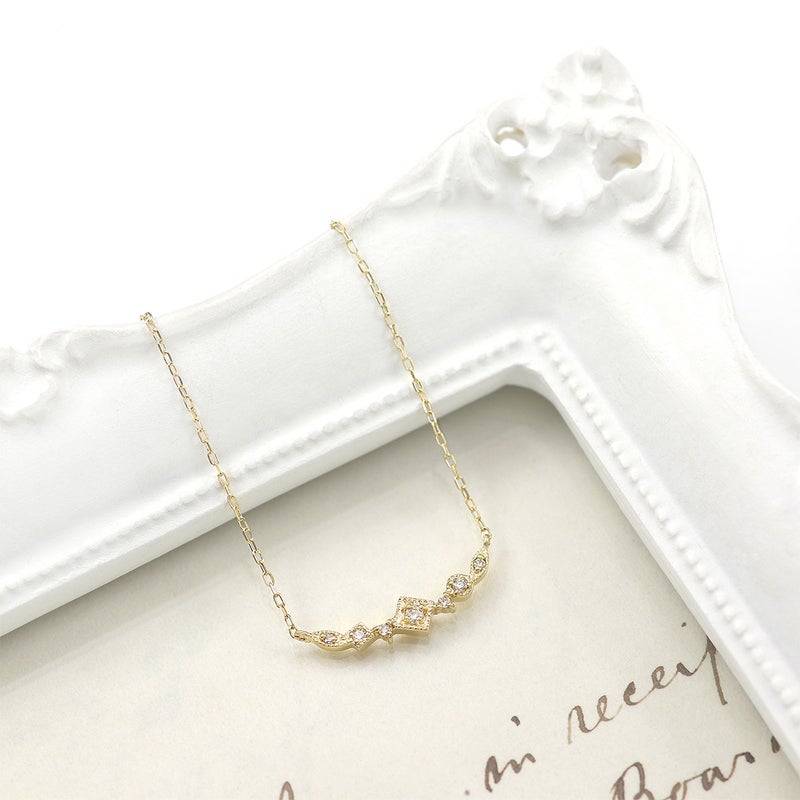 K10YG ダイヤモンド ネックレス_04