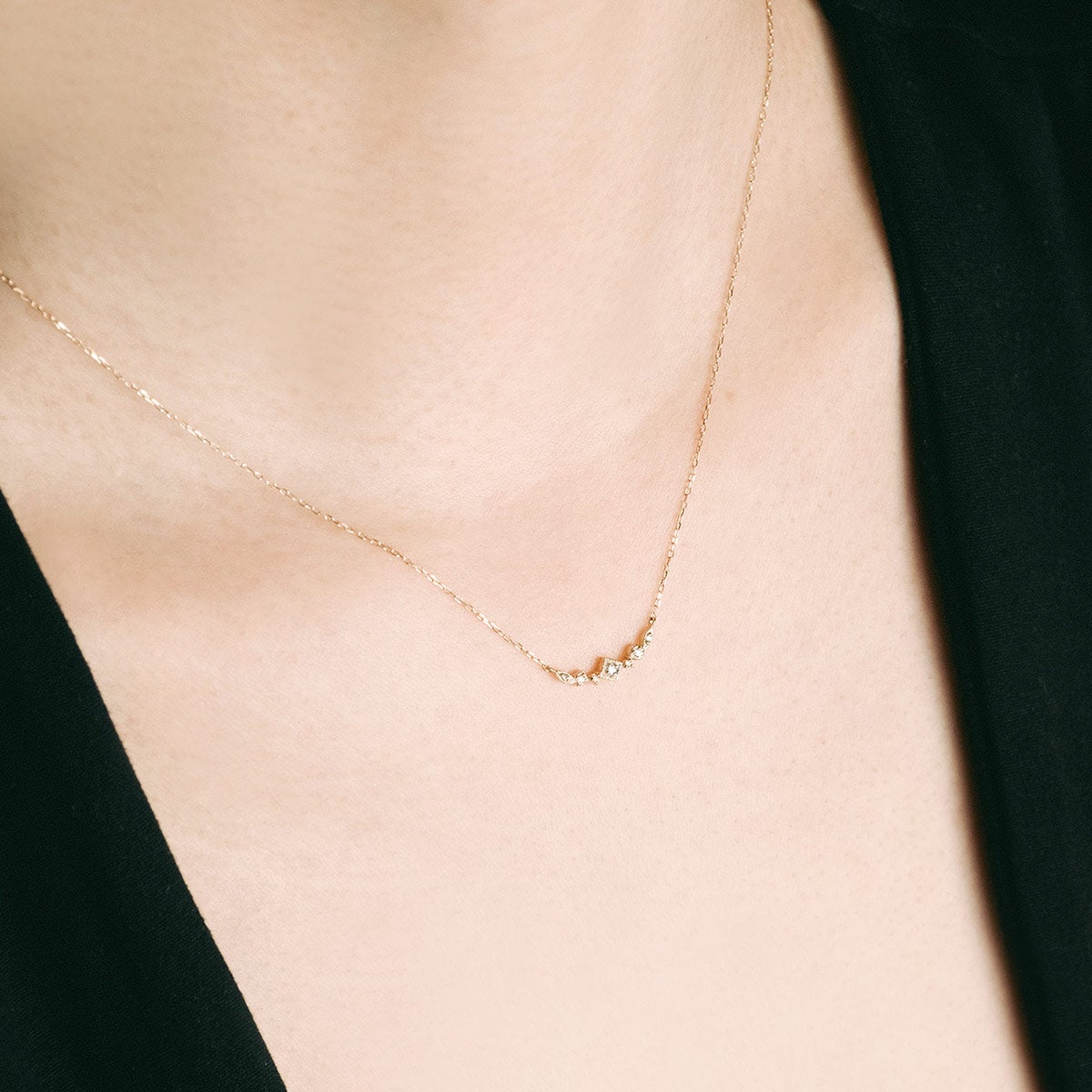 K10YG ダイヤモンド ネックレス_05