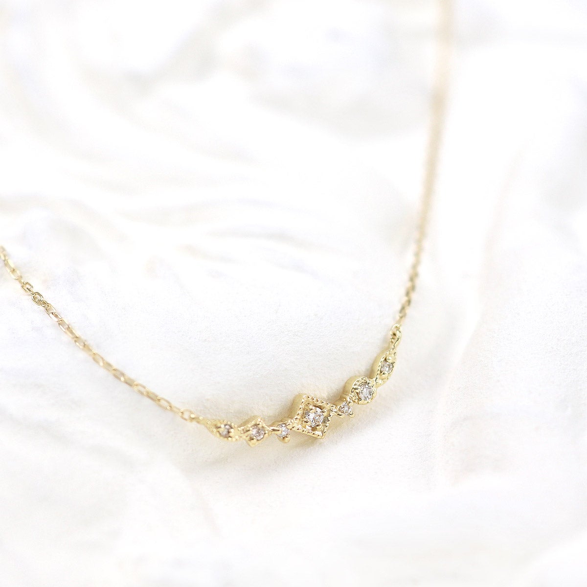 K10YG ダイヤモンド ネックレス_10