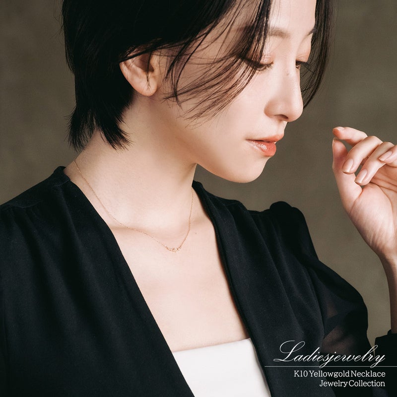 K10YG ダイヤモンド ネックレス_13