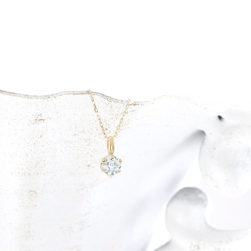 K10YG アクアマリン ネックレス_03