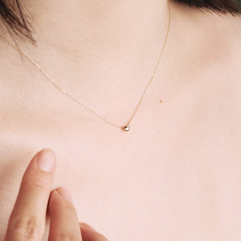 K10YG ダイヤモンド ハートネックレス_04