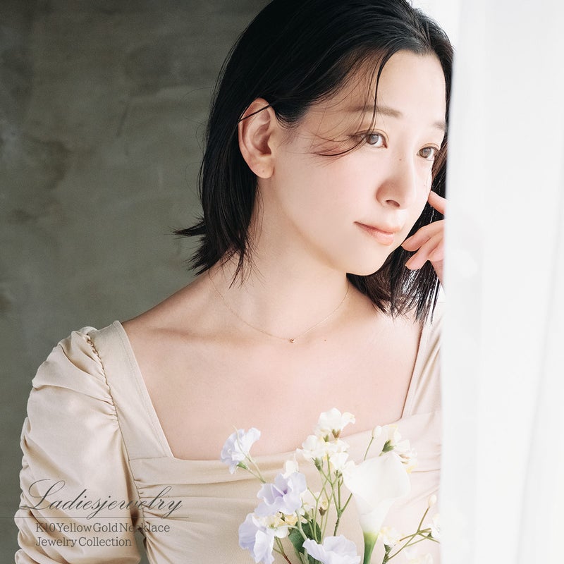 K10YG ダイヤモンド ハートネックレス_11