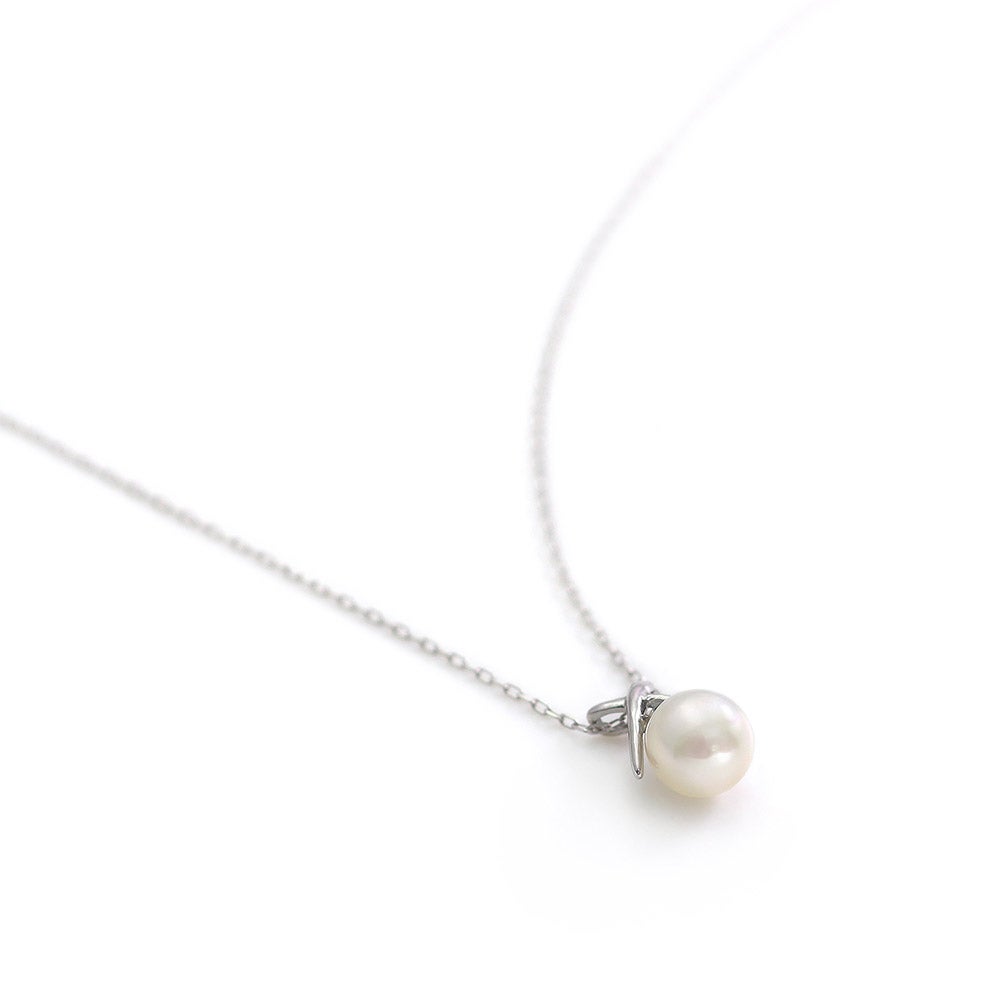 K10WG アコヤ真珠＆アクアマリン ネックレス_03