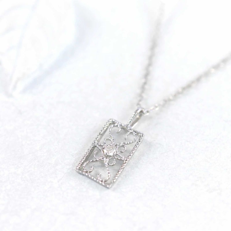 K10WG ダイヤモンド ネックレス_02