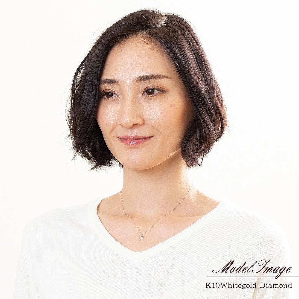 K10WG ダイヤモンド ネックレス_10