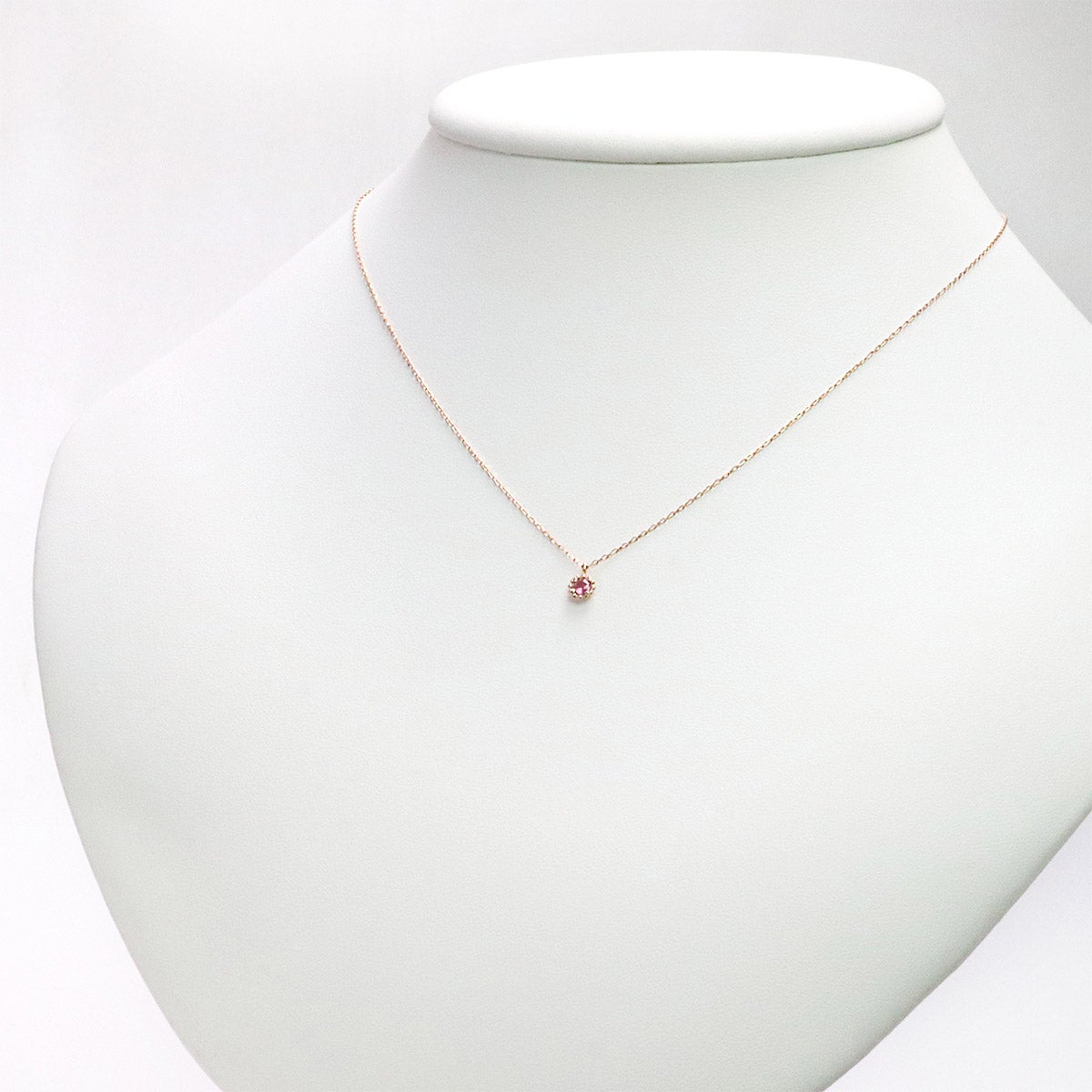 K10PG ピンクトルマリン ネックレス 10月誕生石_11