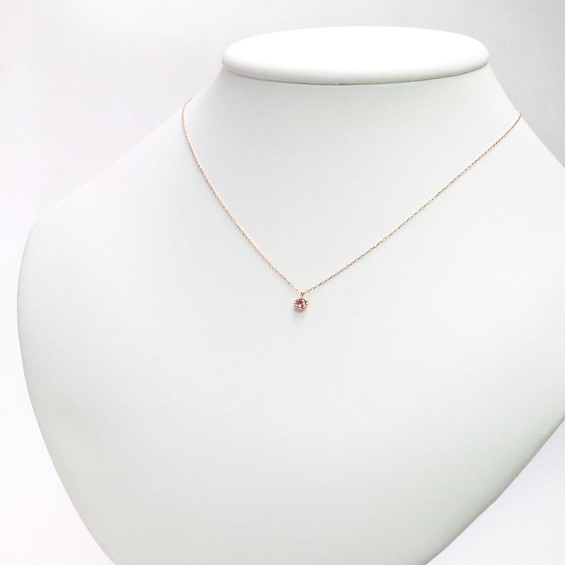 K10PG ピンクトルマリン ネックレス 10月誕生石_11