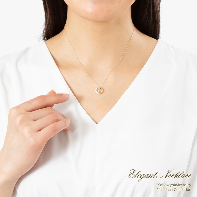 K10YG スイングスター ダイヤモンドネックレス_13