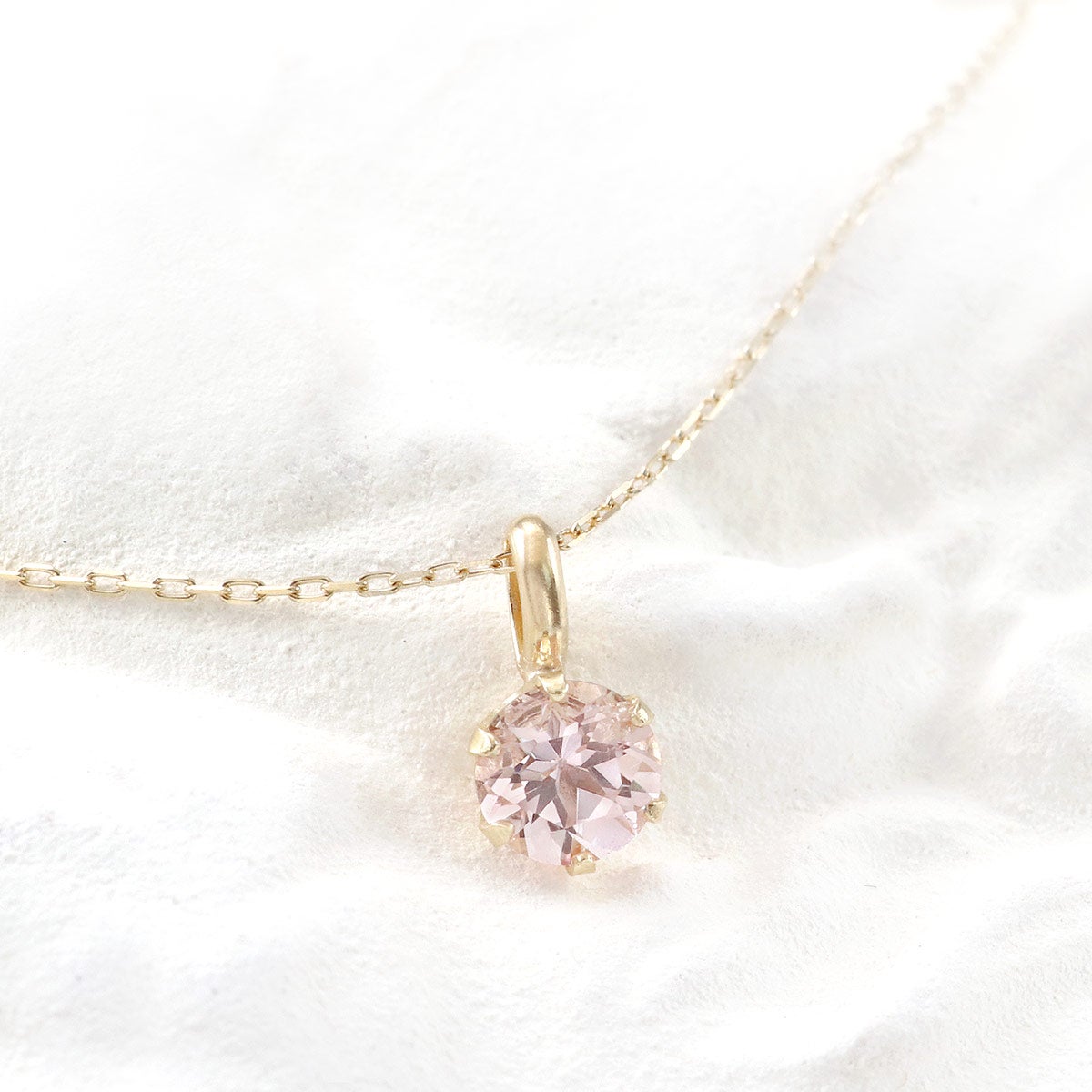 K10YG モルガナイト ネックレス_02