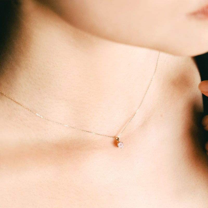 K10YG モルガナイト ネックレス_04