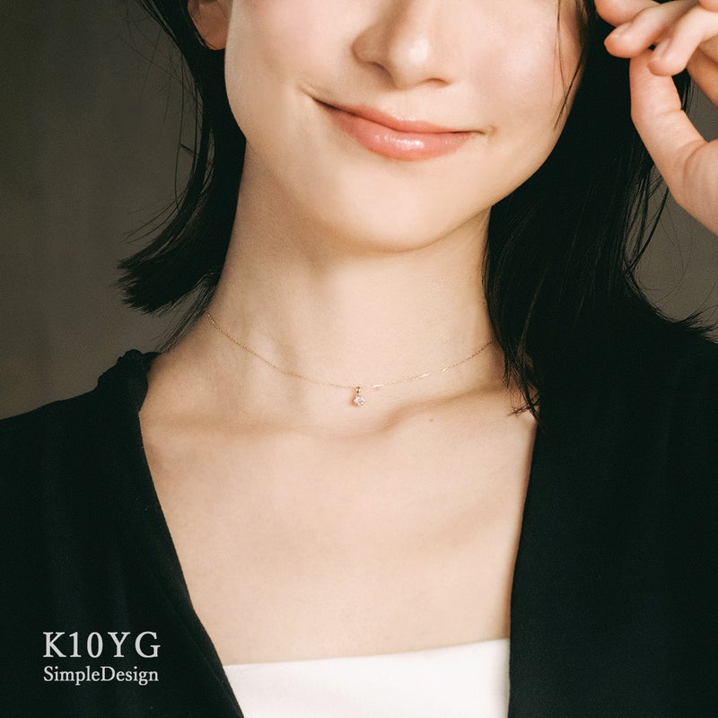 K10YG モルガナイト ネックレス_09