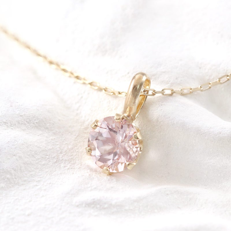 K10YG モルガナイト ネックレス_10