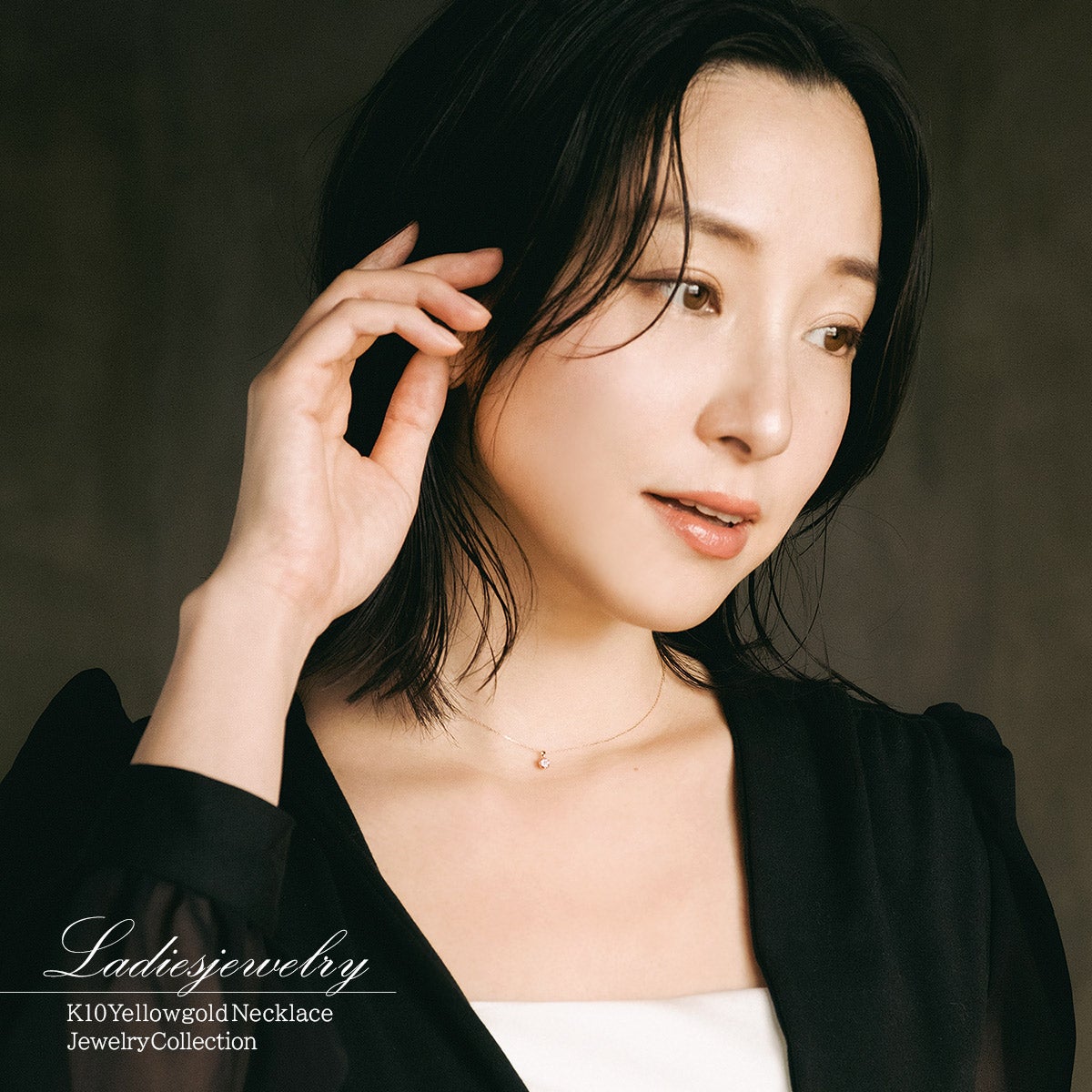 K10YG モルガナイト ネックレス_13