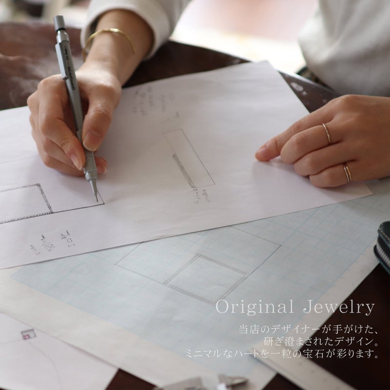 K10WG ピンクトルマリン ネックレス 10月誕生石_10